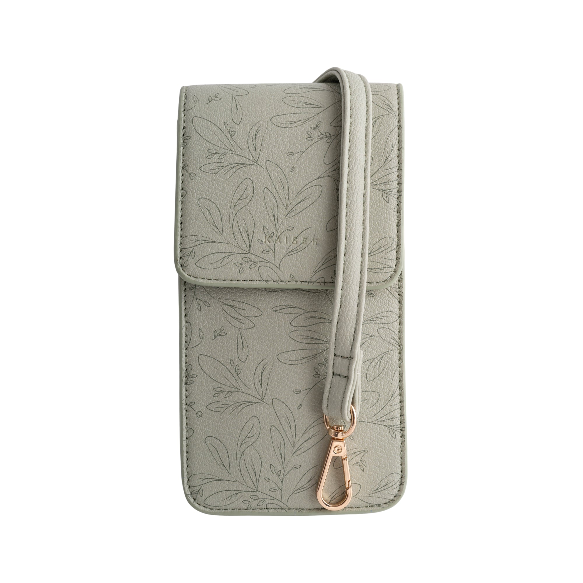 Crossbody Phone Bag - Leafy Green