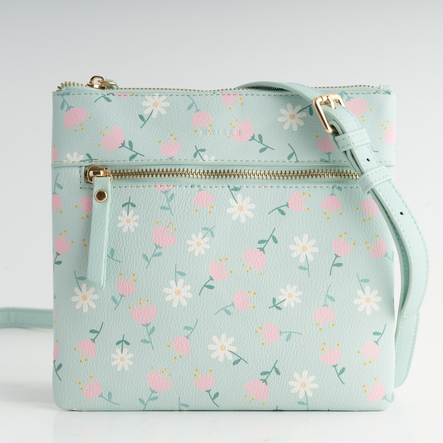 Square Shoulder Bag - Flower Power