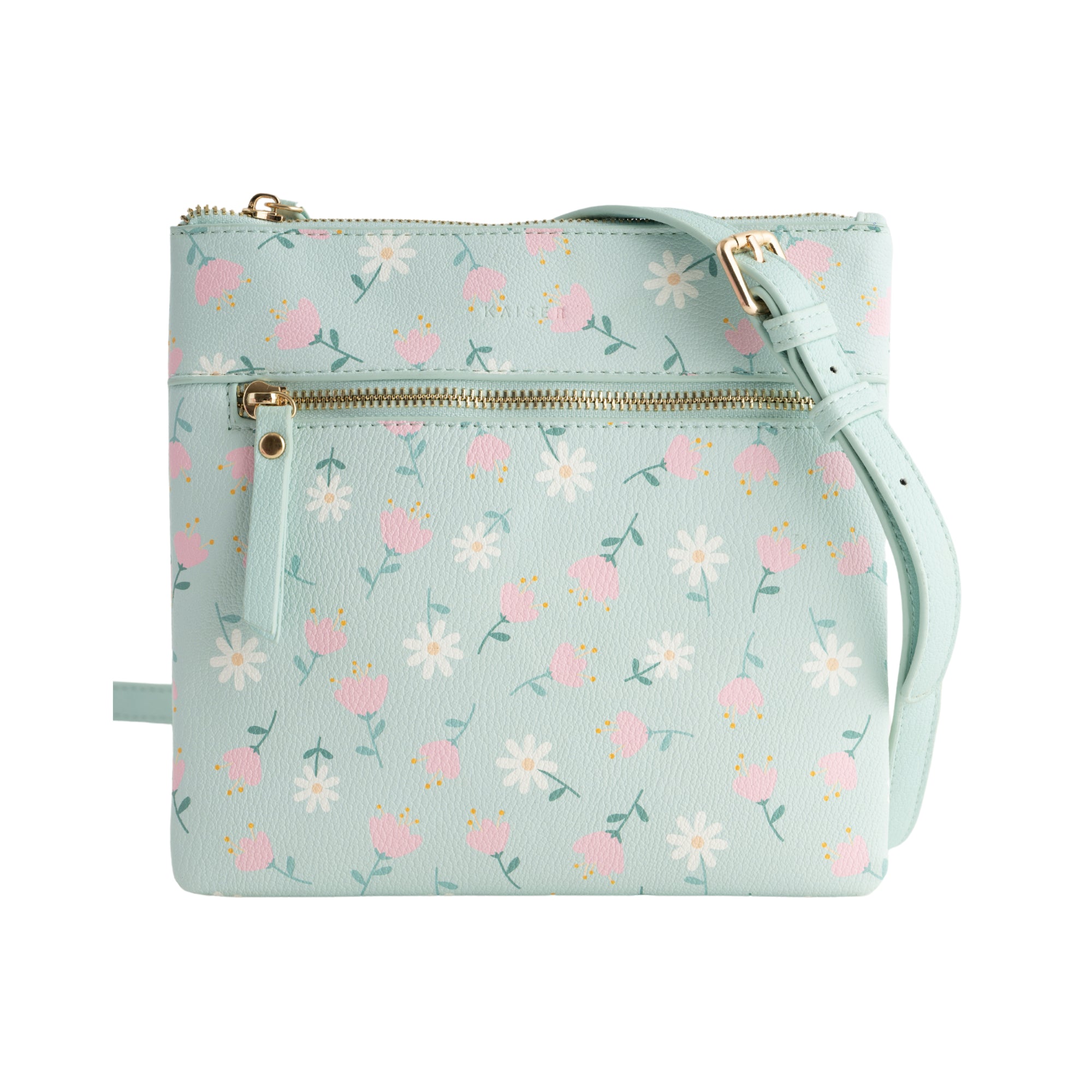 Square Shoulder Bag - Flower Power