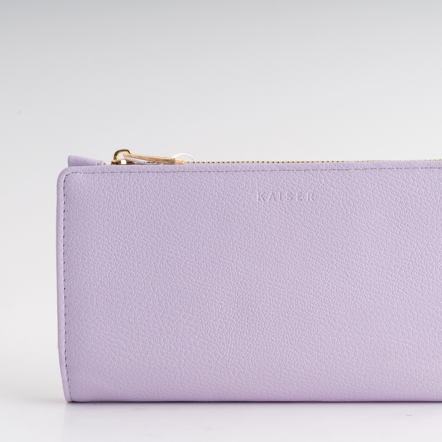 Faux Leather Purse - Lilac