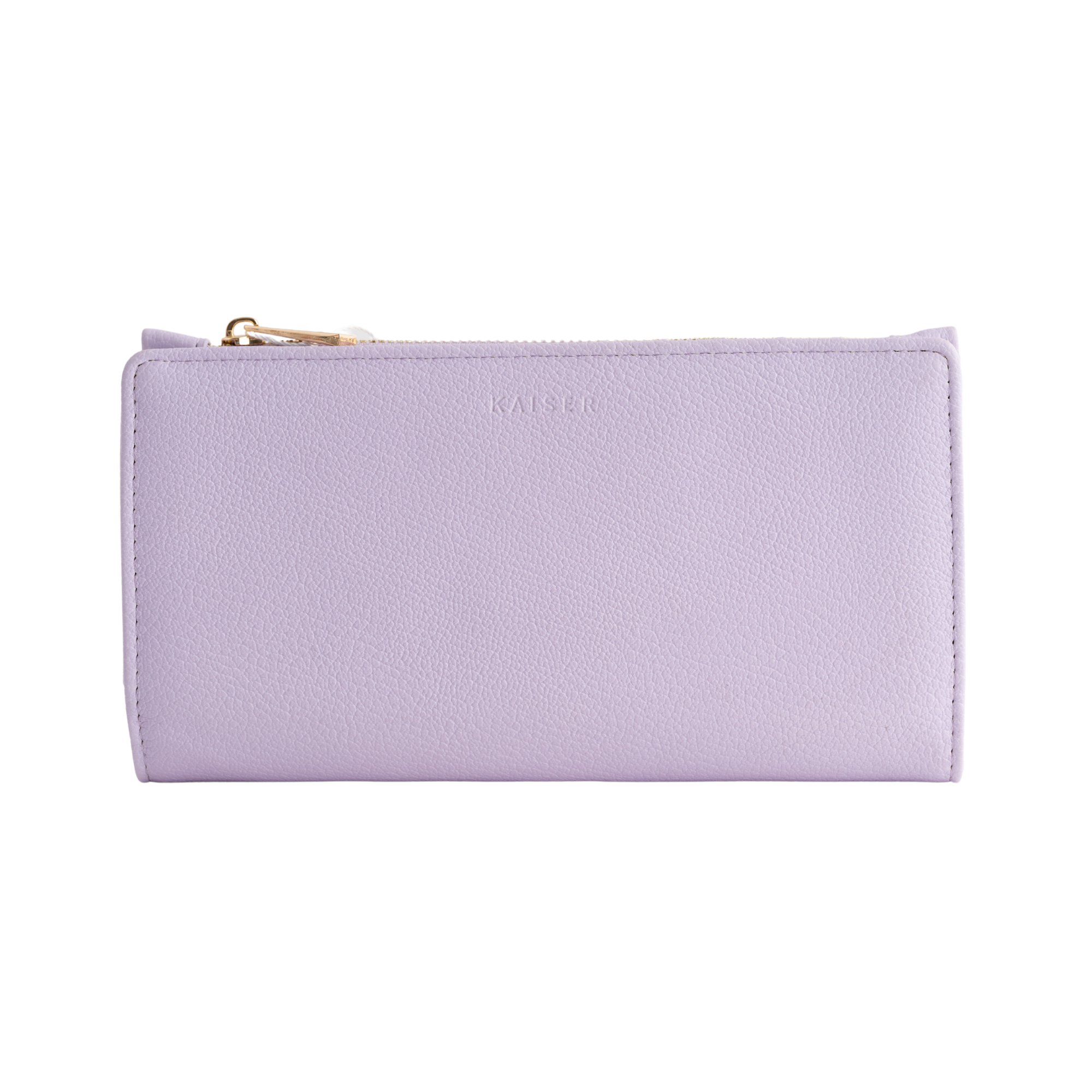 Faux Leather Purse - Lilac