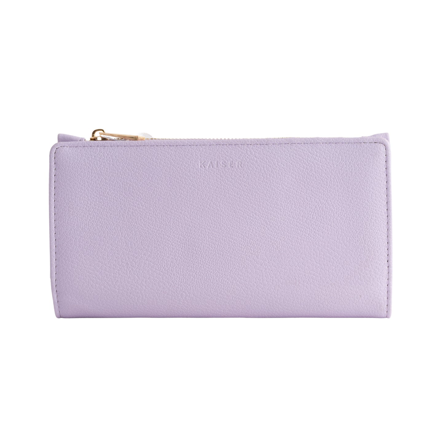 Faux Leather Purse - Lilac