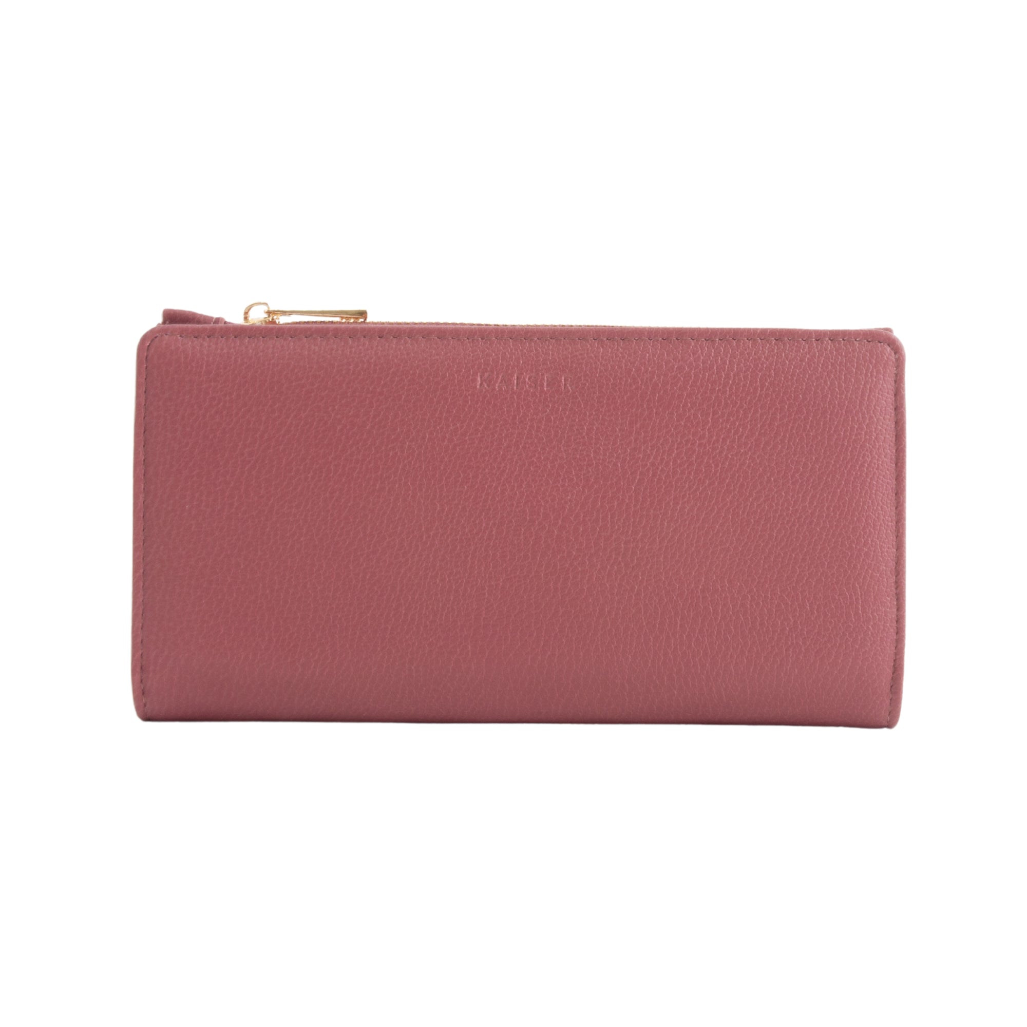 Faux Leather Purse - Rose