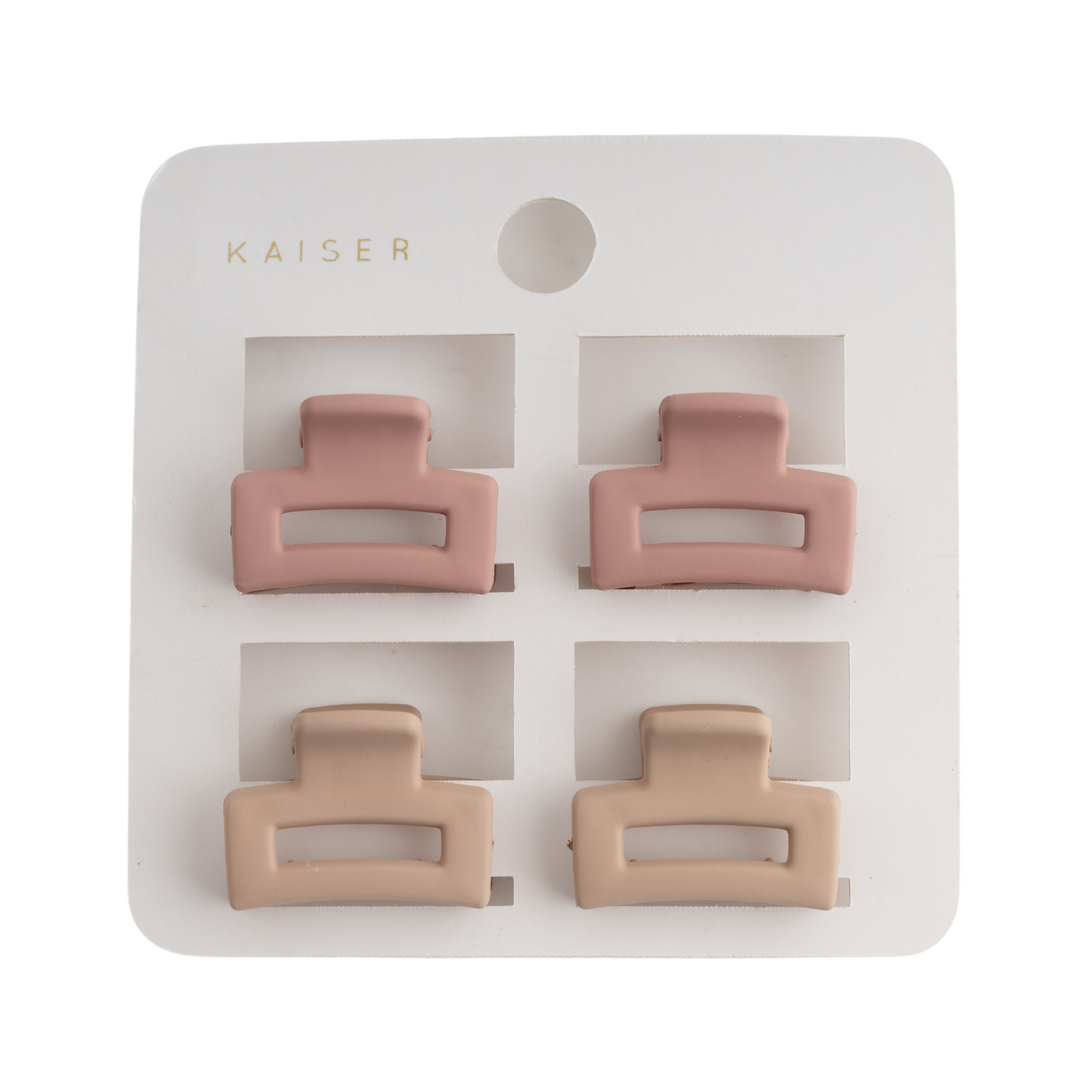 4Pk Mini Matte Hair Claw - Ballerina