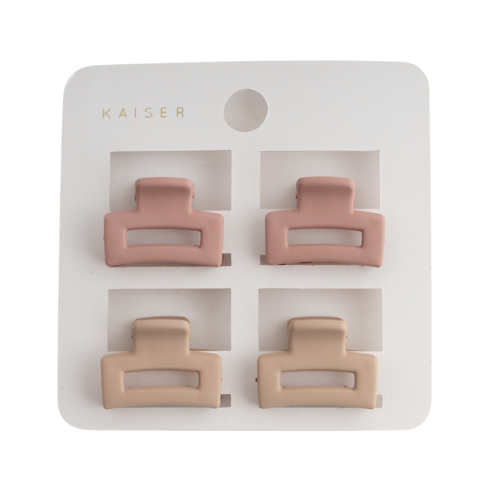 4Pk Mini Matte Hair Claw - Ballerina