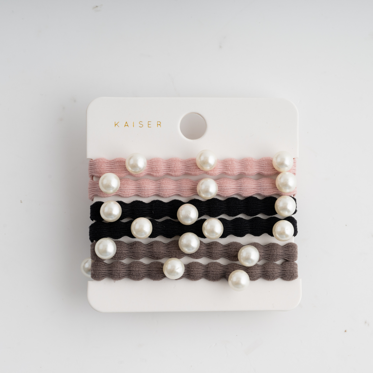 6Pk Pearl Hair Ties