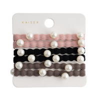 6Pk Pearl Hair Ties