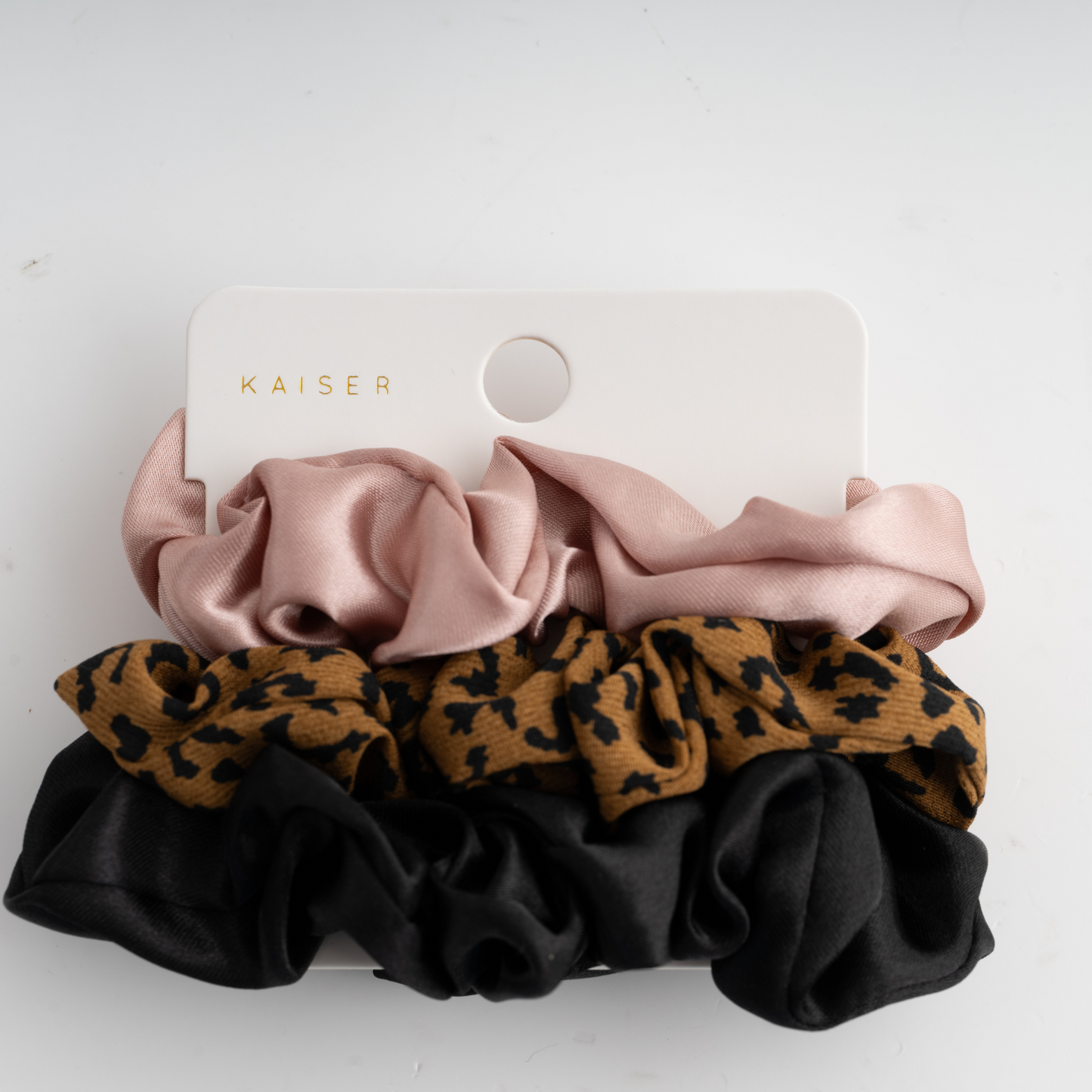 3Pk Large Hair Scrunchie - Wild