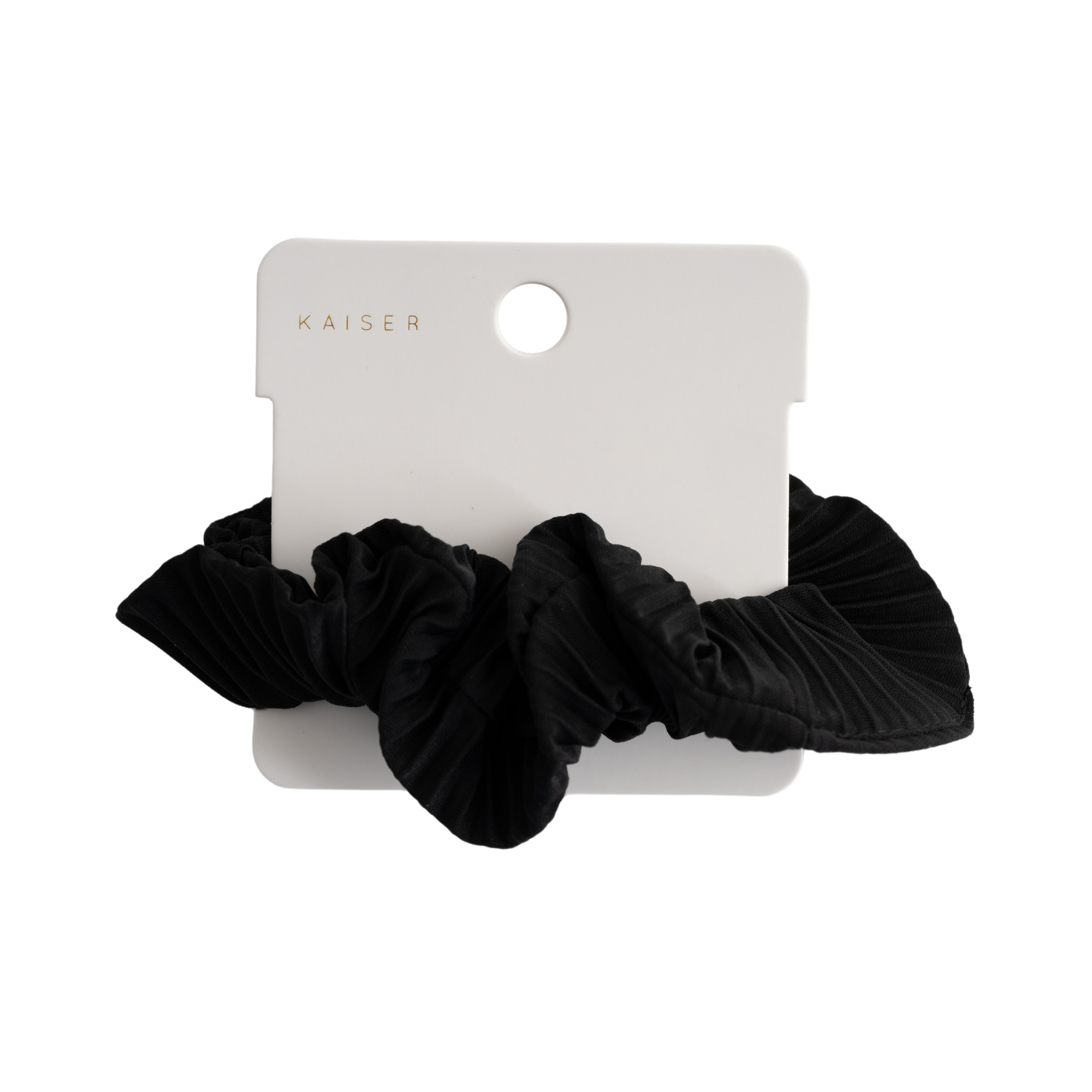 Crinkle Hair Scrunchies - Black