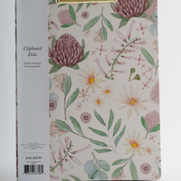 Clipboard Folio - Waratah