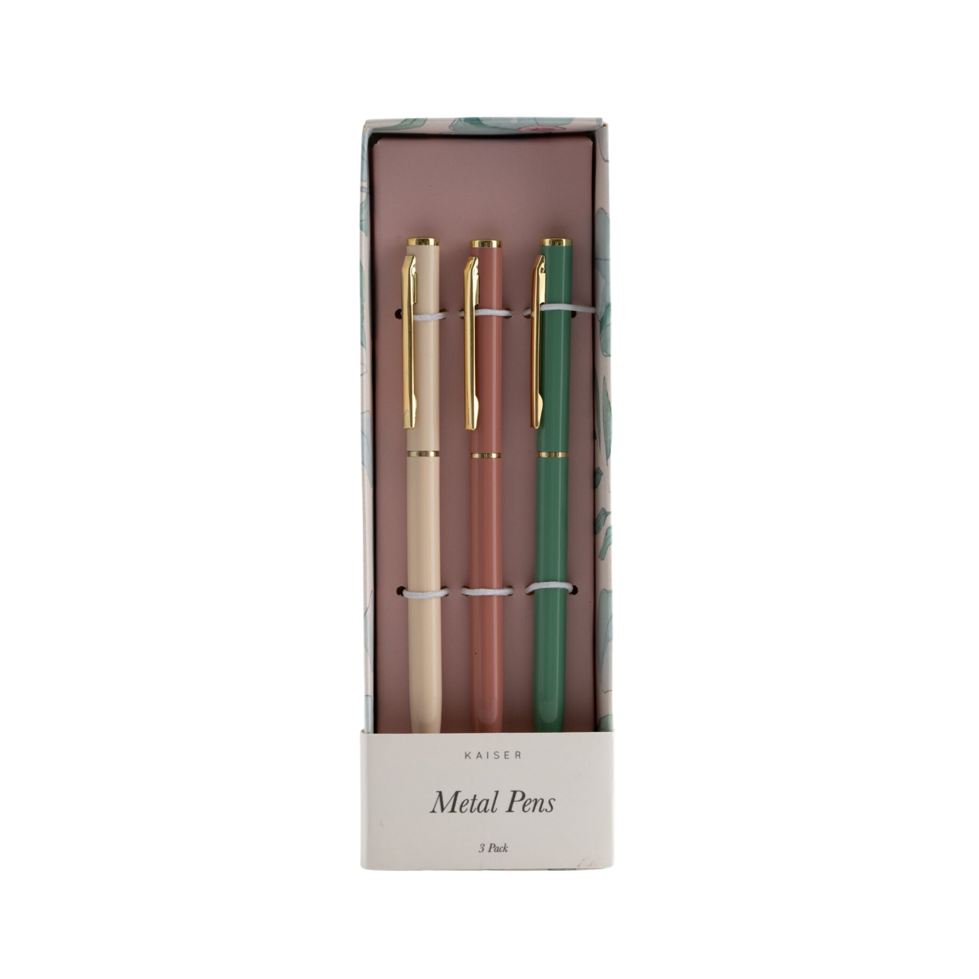 3Pk Metal Pens - Garden