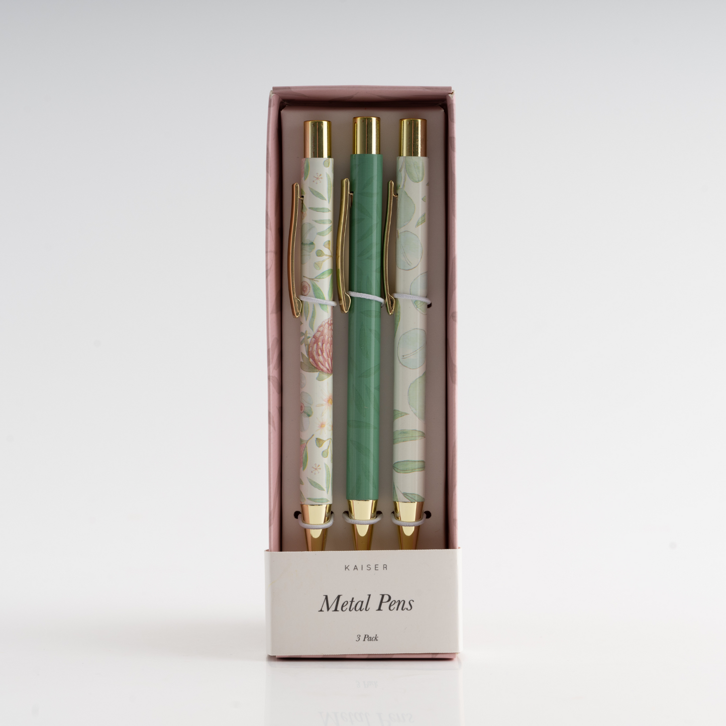 3Pk Metal Pens - Waratah