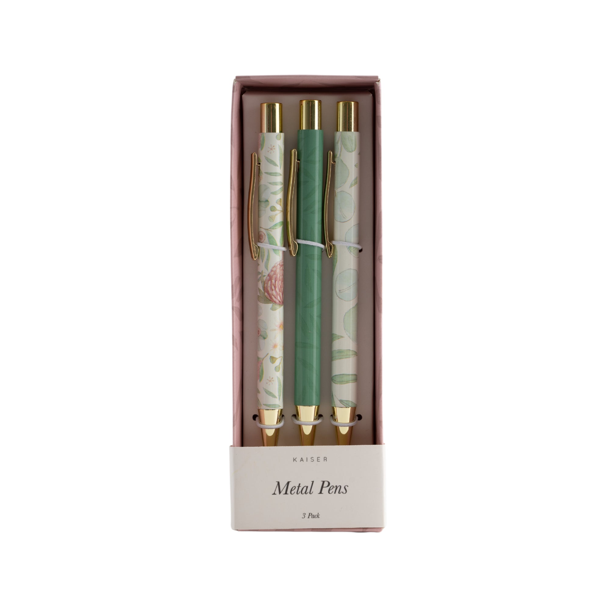 3Pk Metal Pens - Waratah