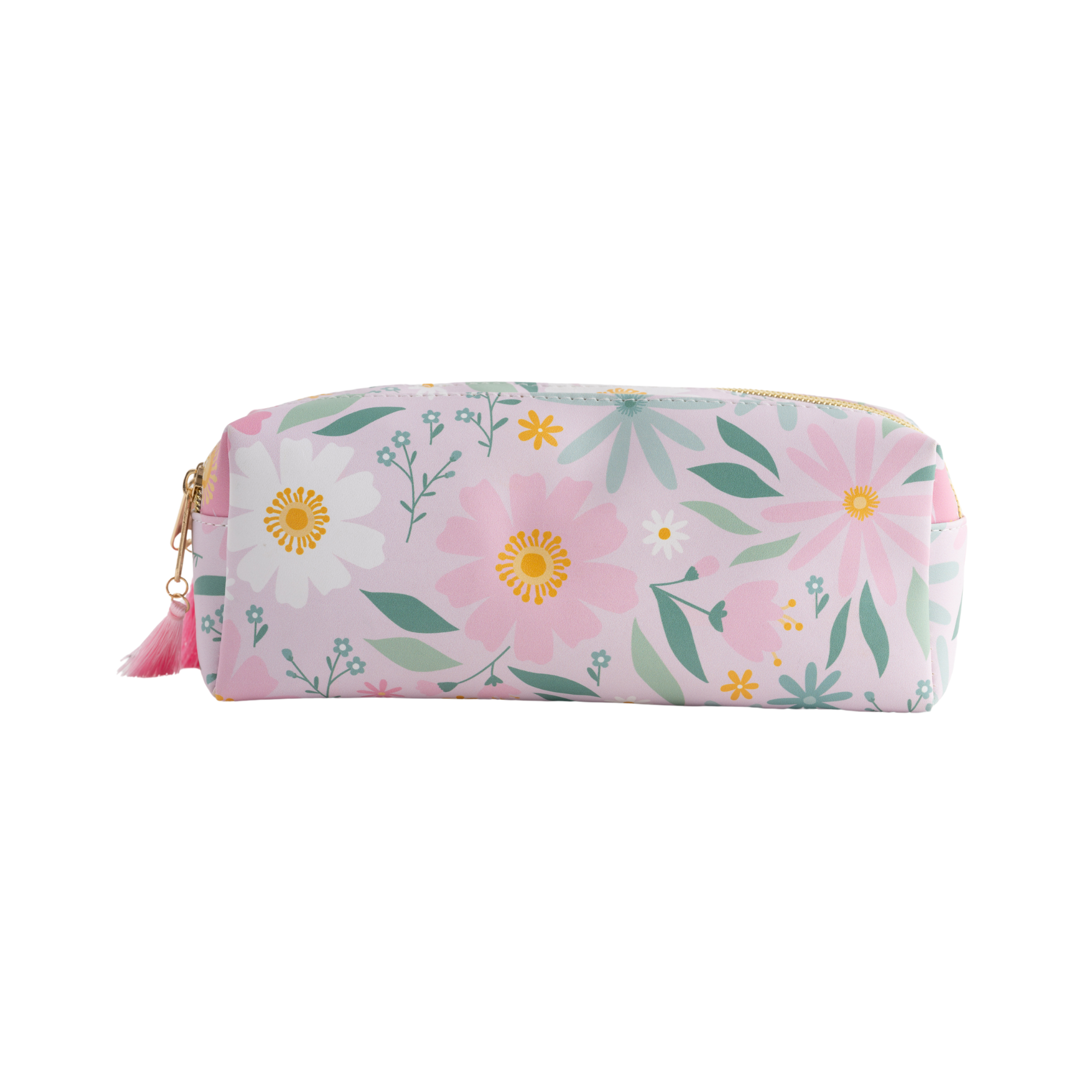 Double Zip Pencil Case - Blossom