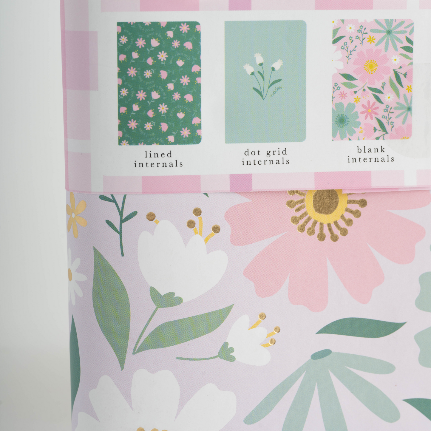 A5 3Pk Notebook With Cover - Blossom