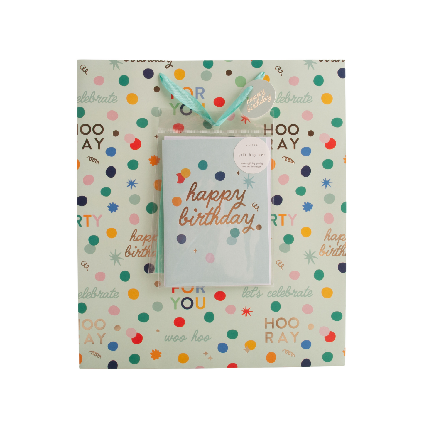 X-Large Gift Bag Set - Confetti Pop