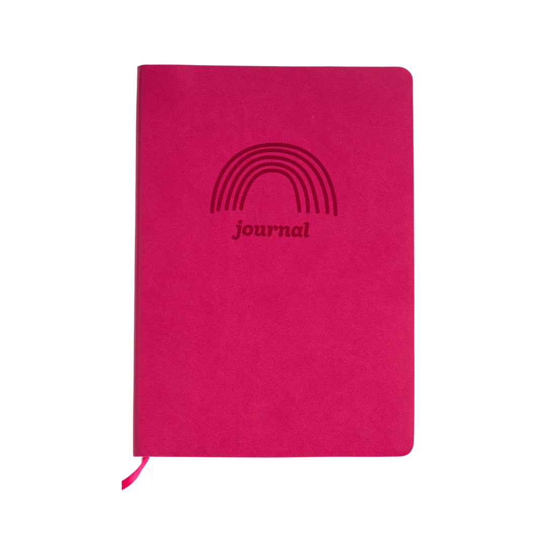 A5 Pu Notebook - Magenta Journal