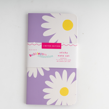 Sticky Note Pack - Lilac Daisy