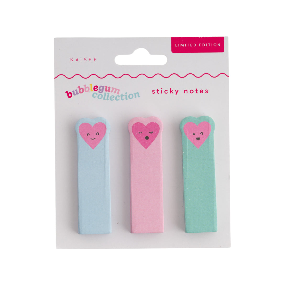 Mini Sticky Note Pack - Heart Faces