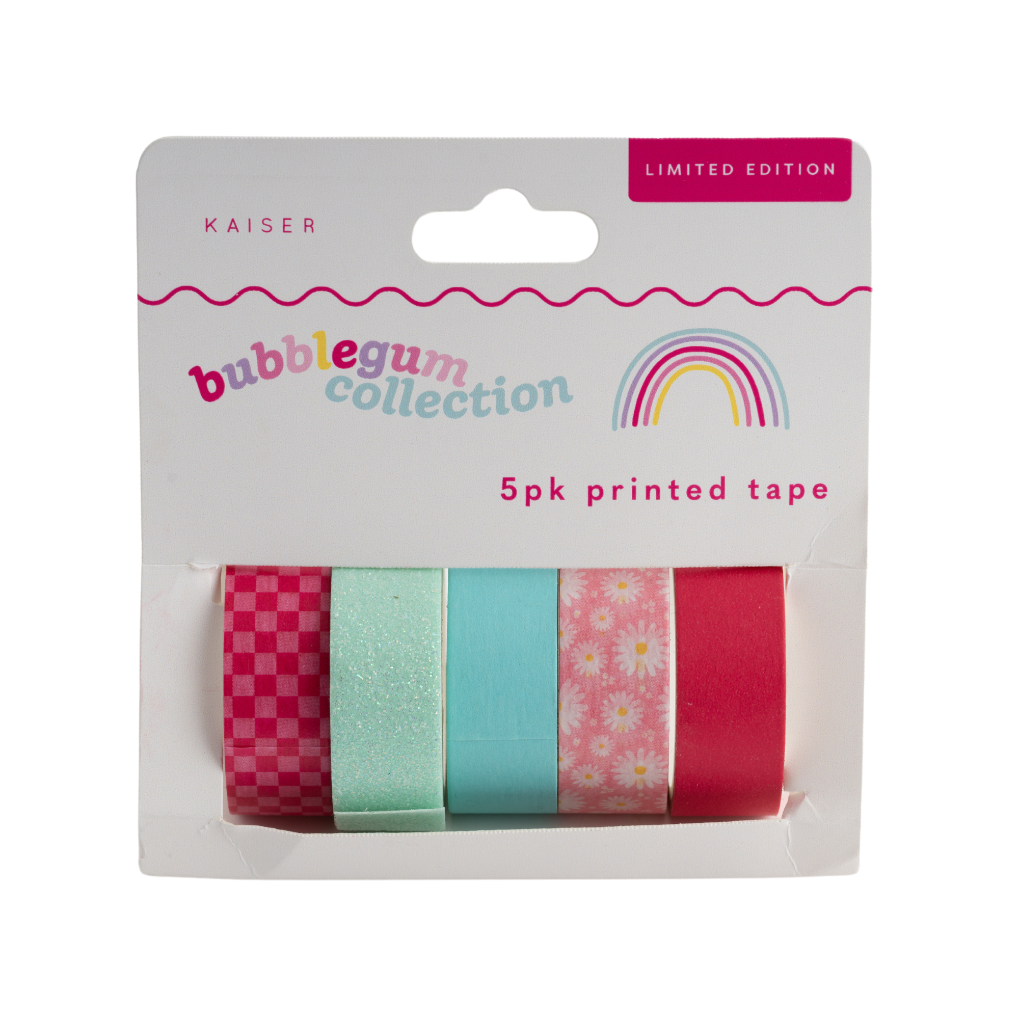 5Pk Printed Tape - Daisy