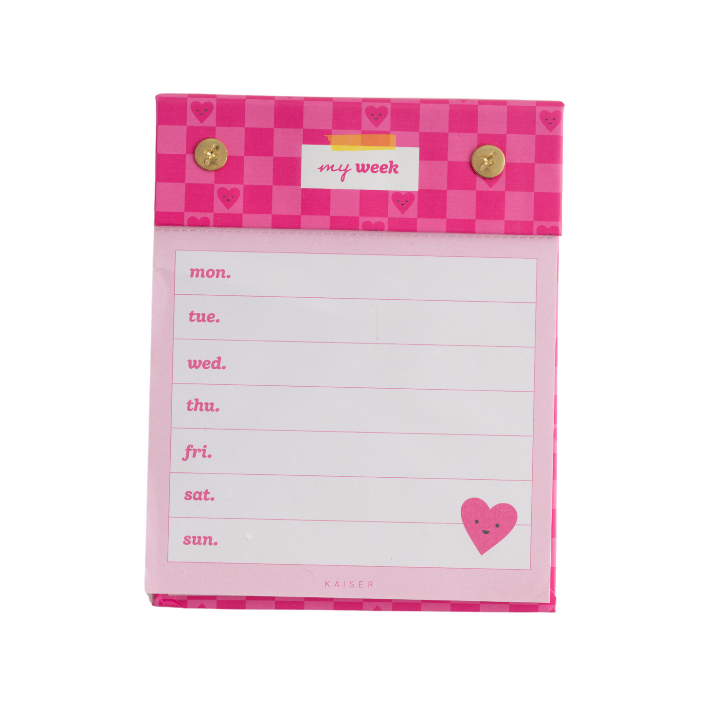 Memo Pad Small - Heart Check