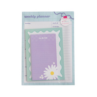 3Pk Memo Pad Set - Mint Grid