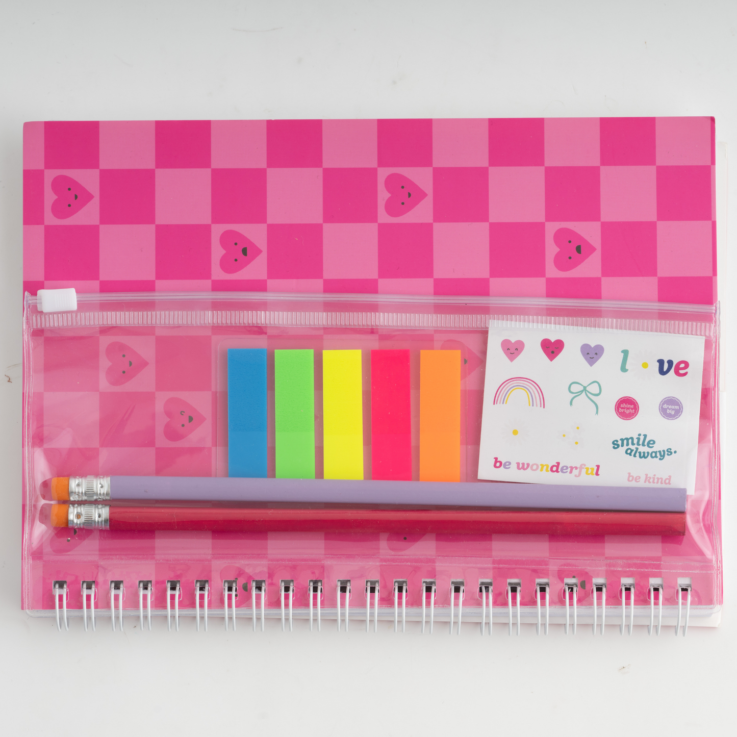 A5 Spiral Notebook Set - Heart Check