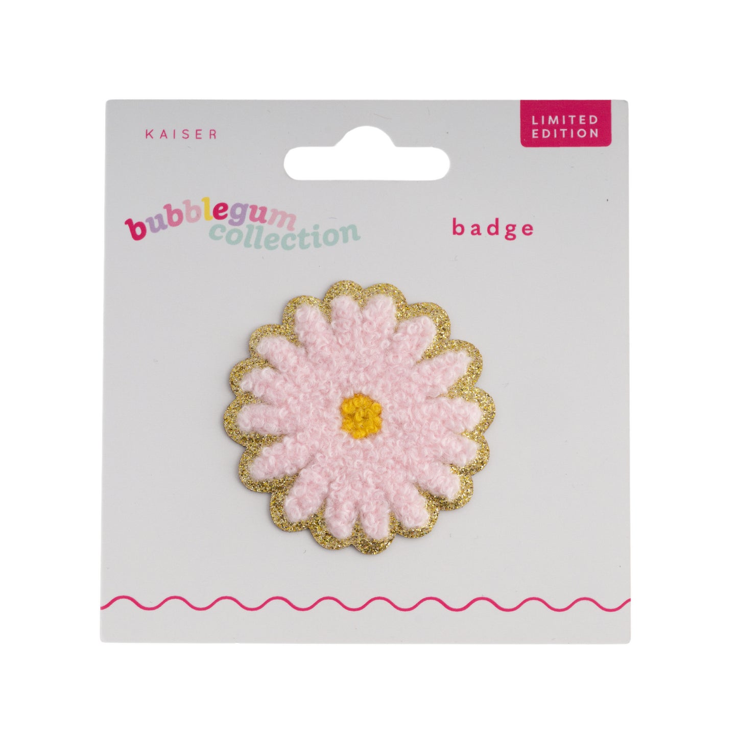 Badge Single Pack - Pink Daisy