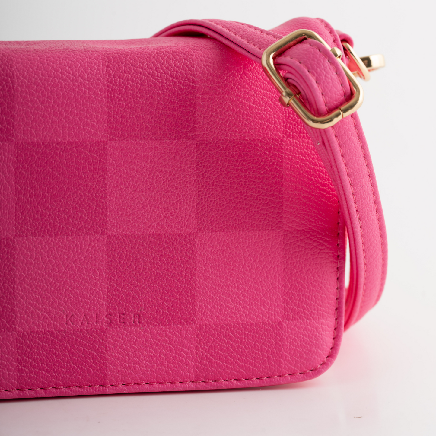 Mini Side Bag - Pink Check