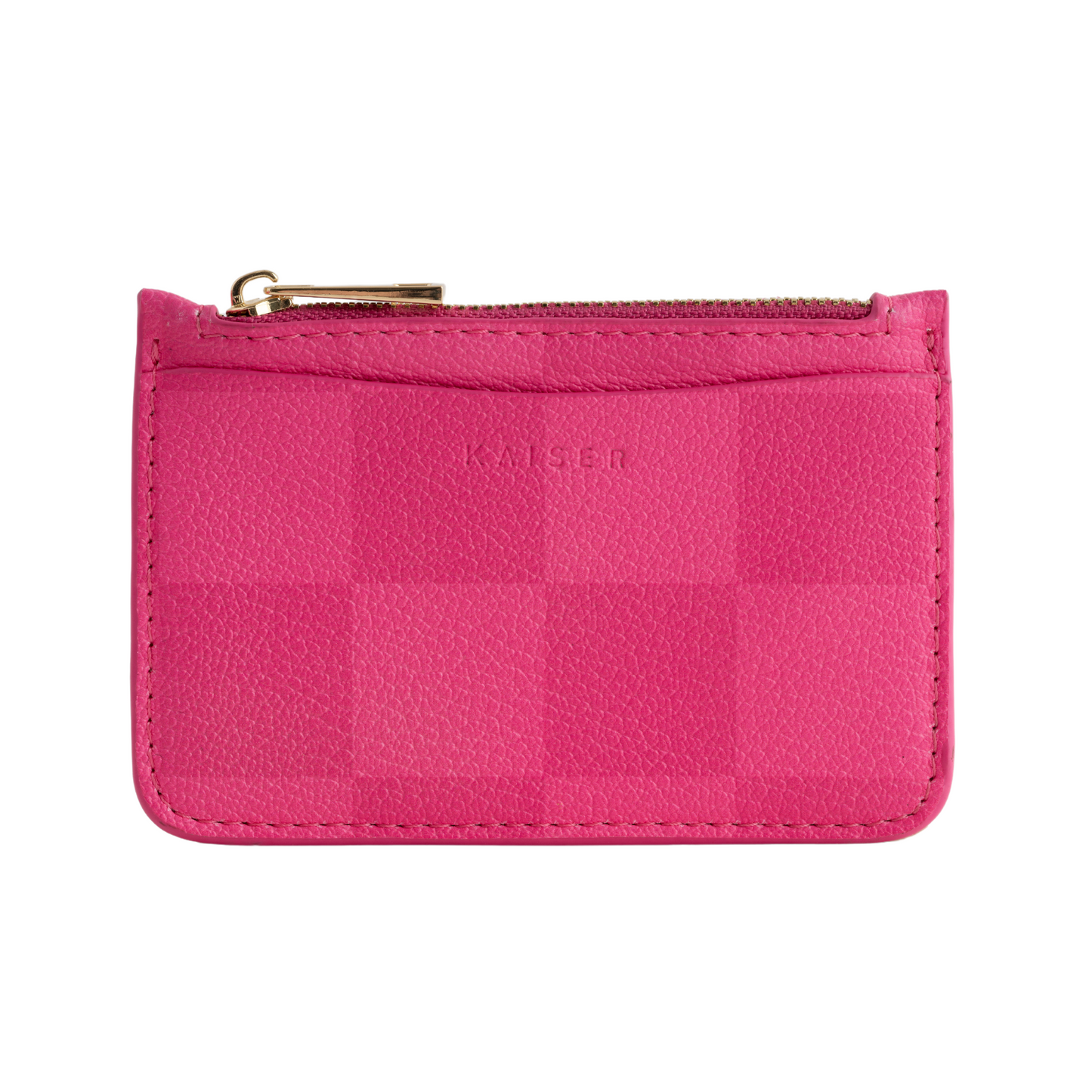 Card Pouch - Pink Check