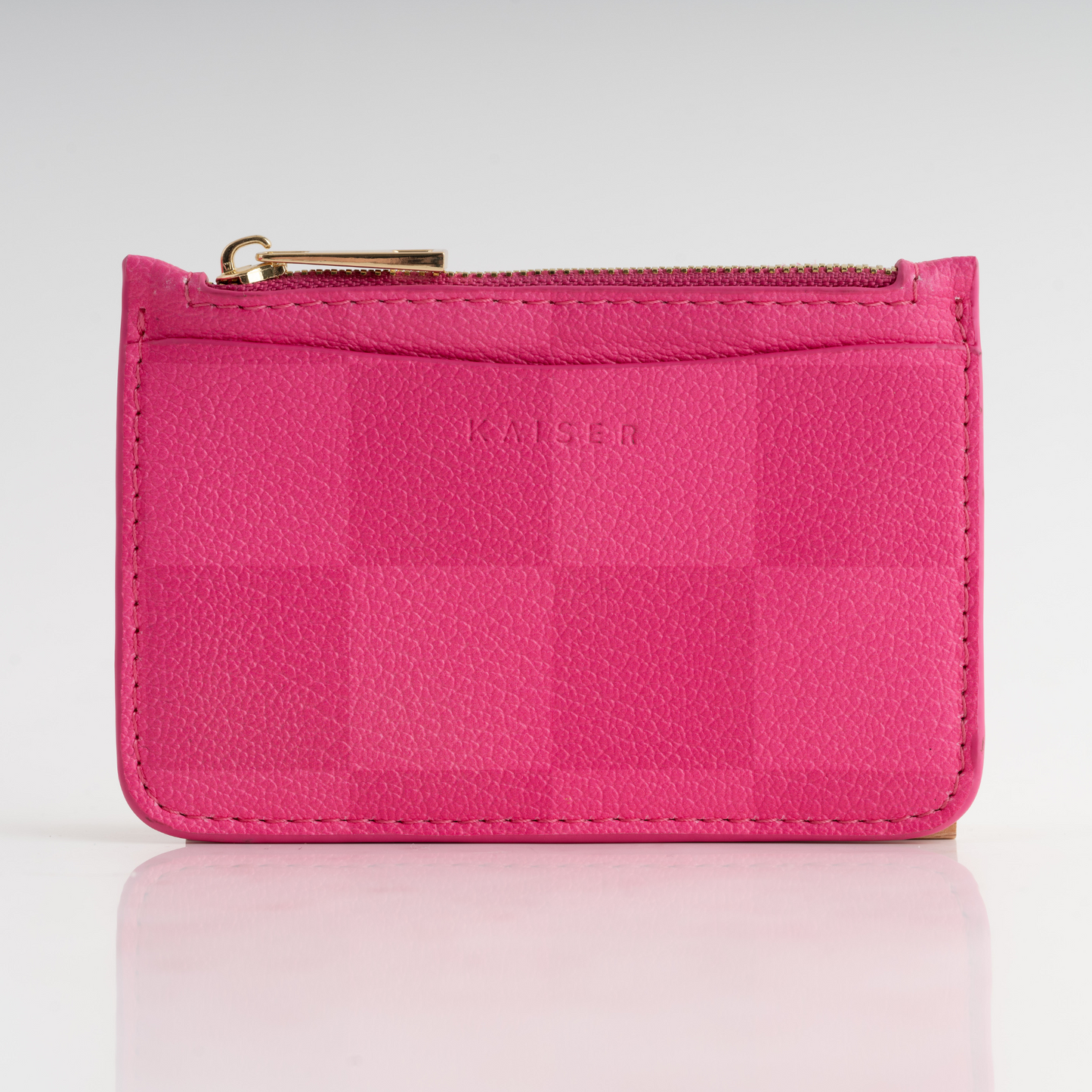 Card Pouch - Pink Check