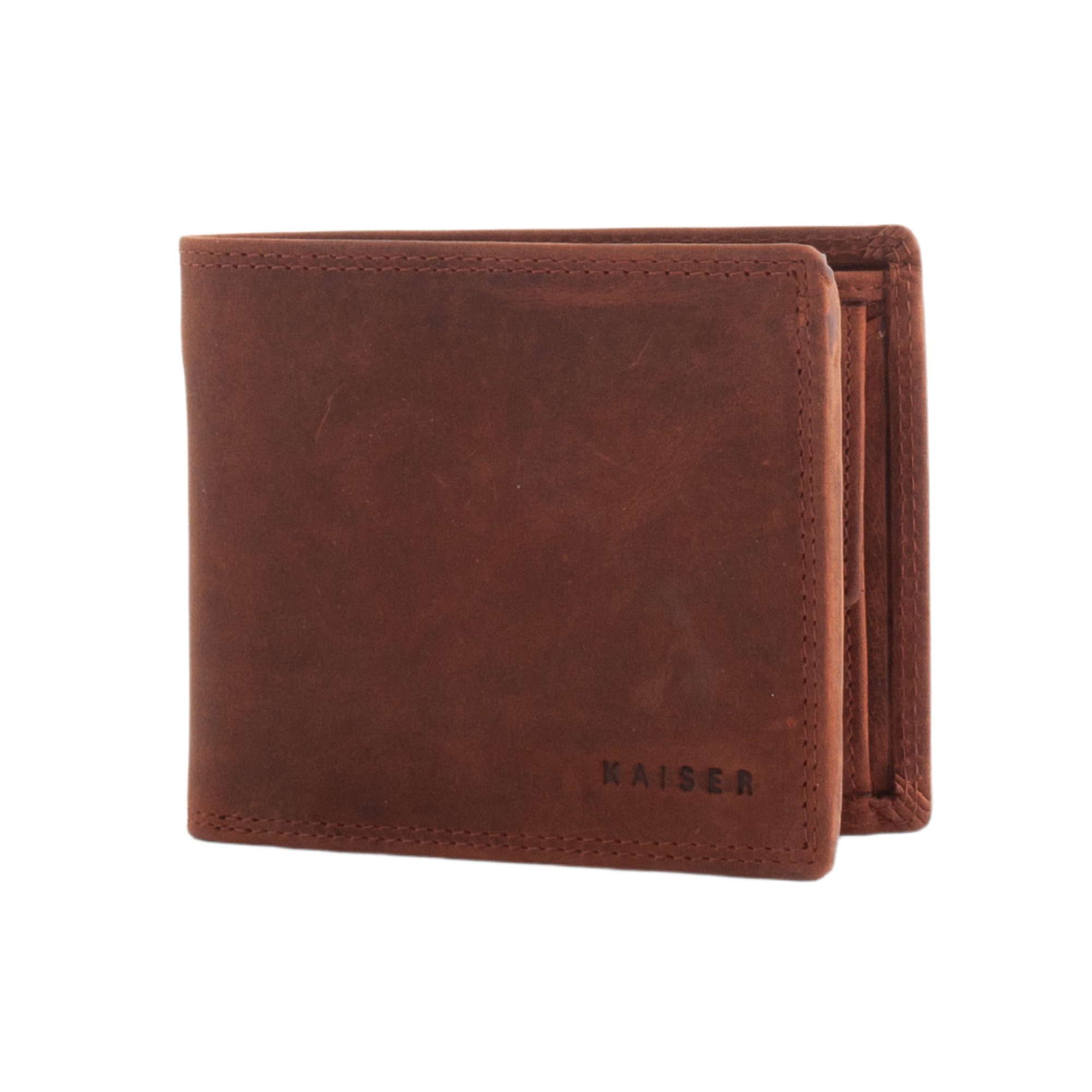 Leather Wallet - Cognac