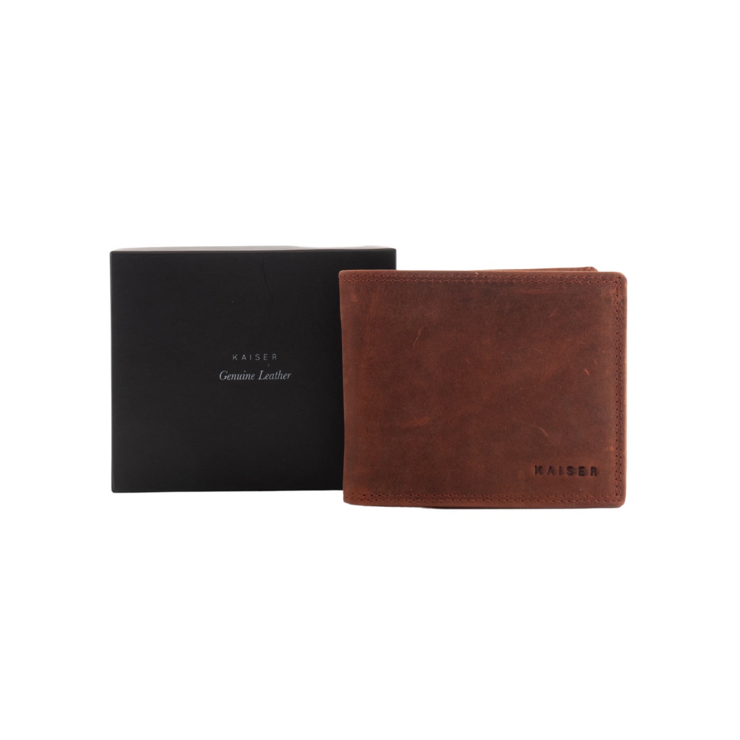 Leather Wallet - Cognac