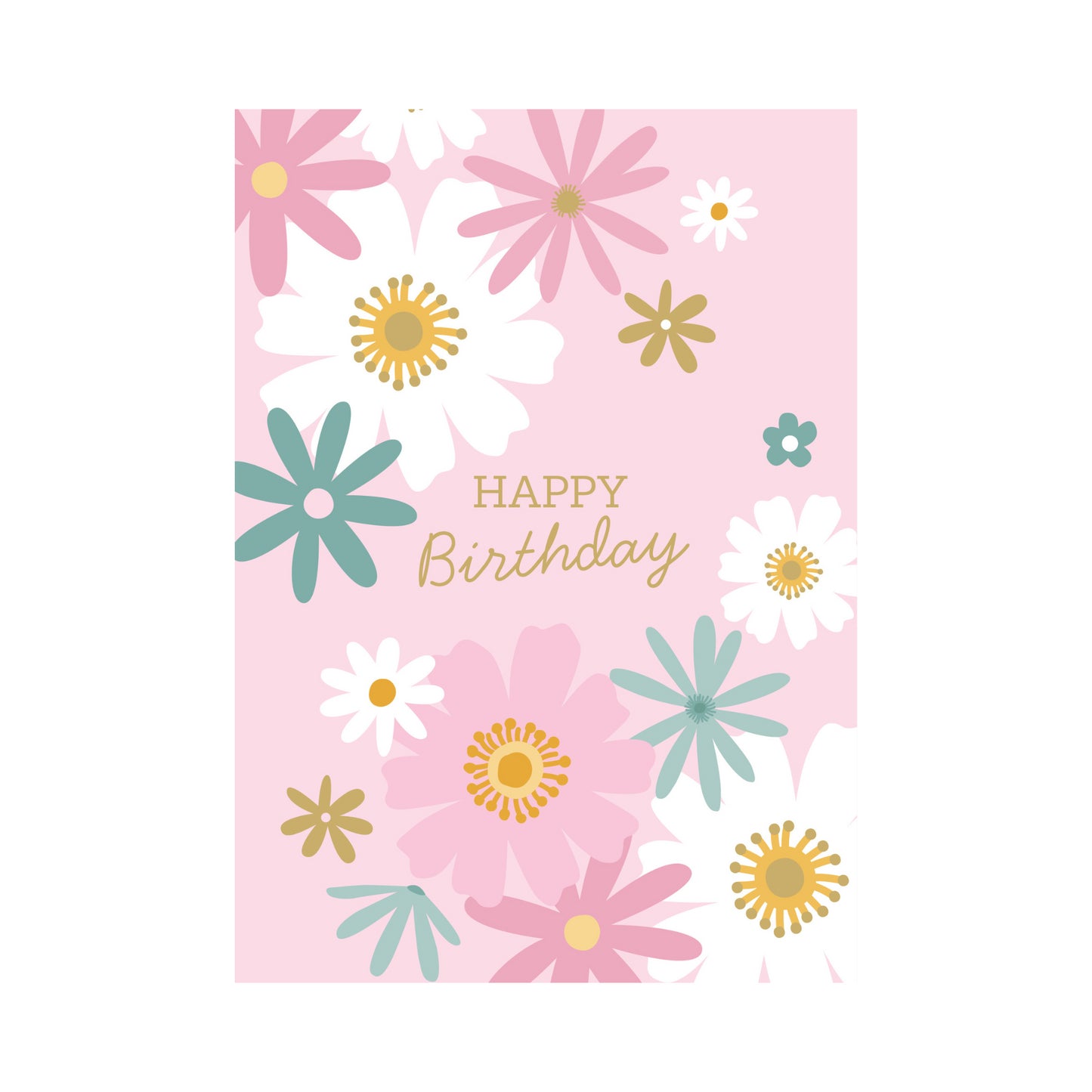 Greeting Card Blossom - Birthday Buds