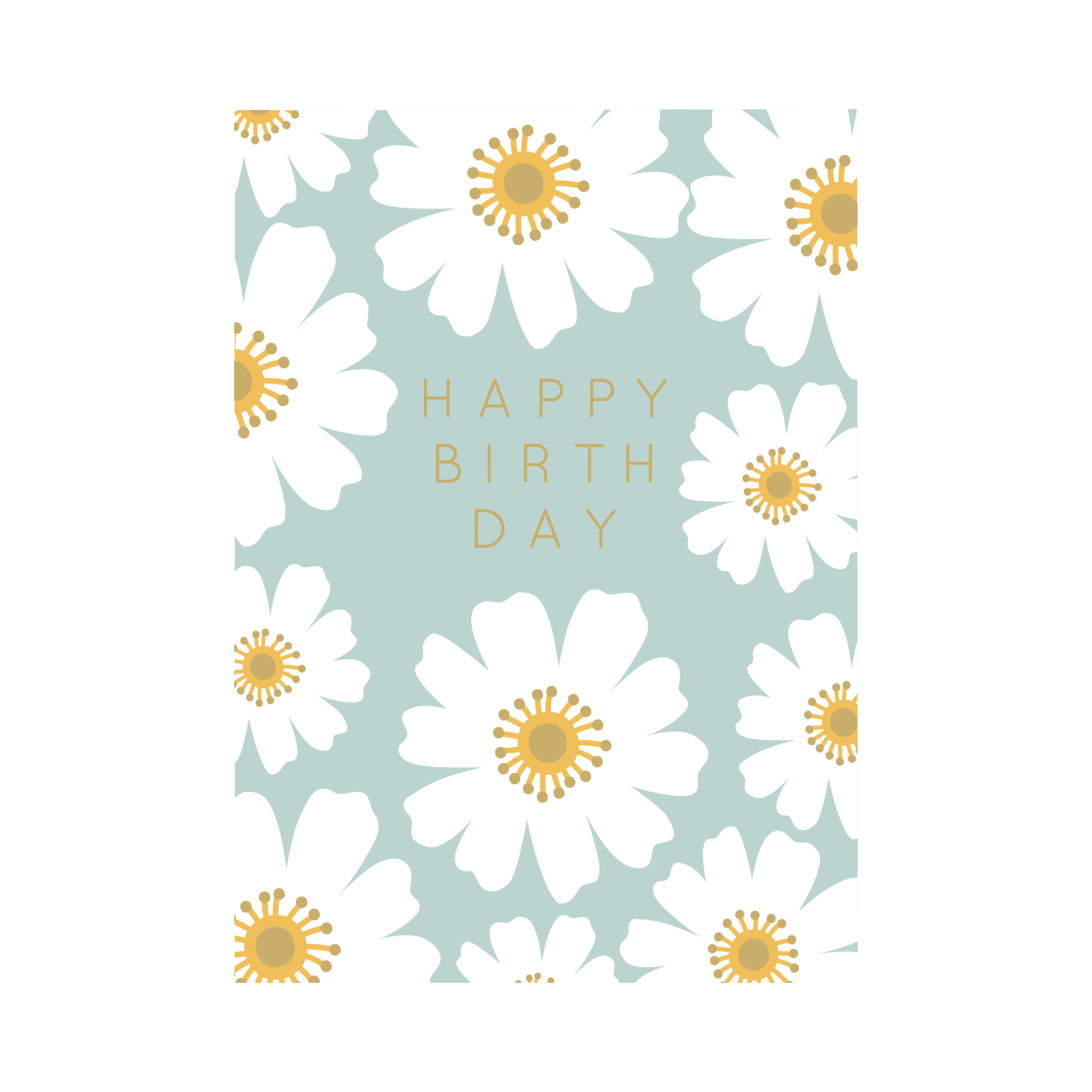 Greeting Card Blossom - Birthday Daisy