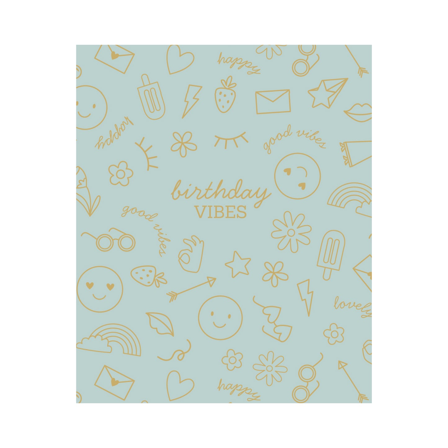 Greeting Card Blossom - Birthday Vibes Icons