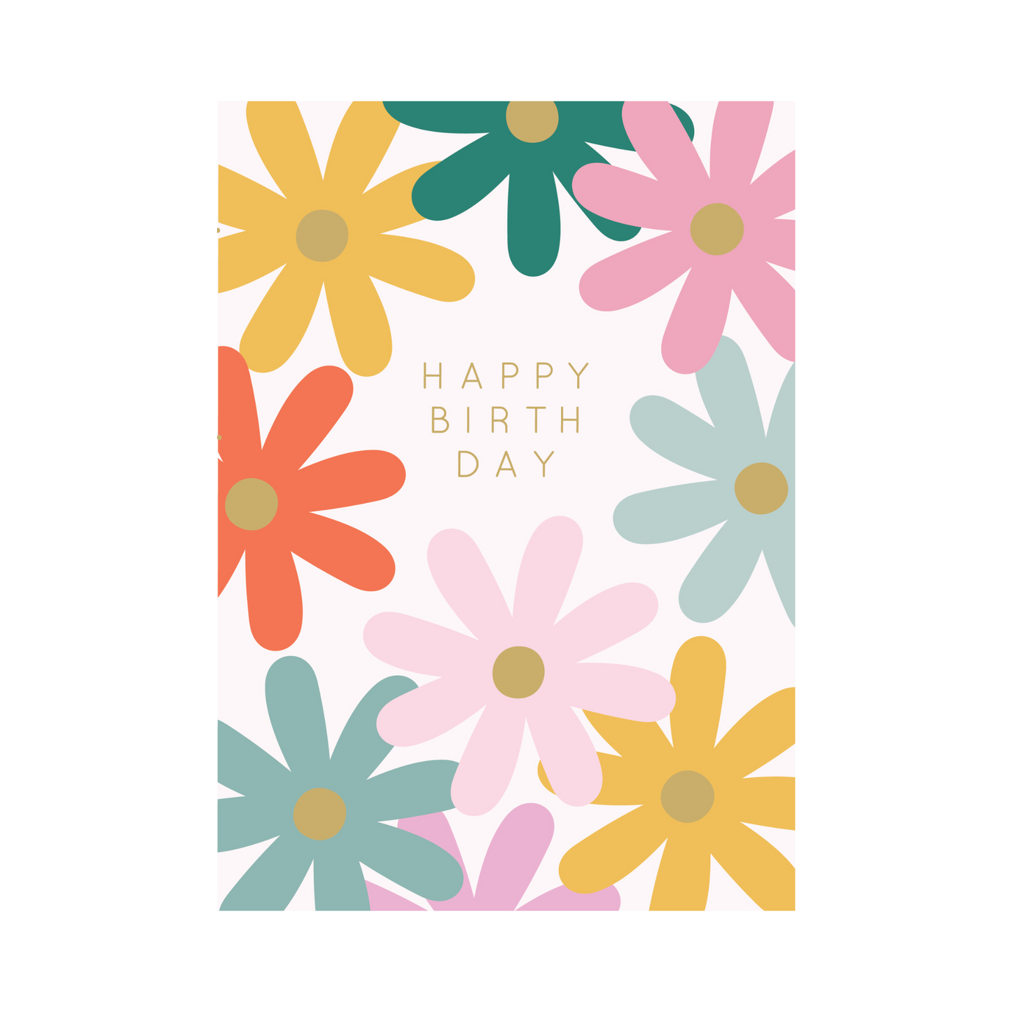 Greeting Card Blossom - Birthday Flowers