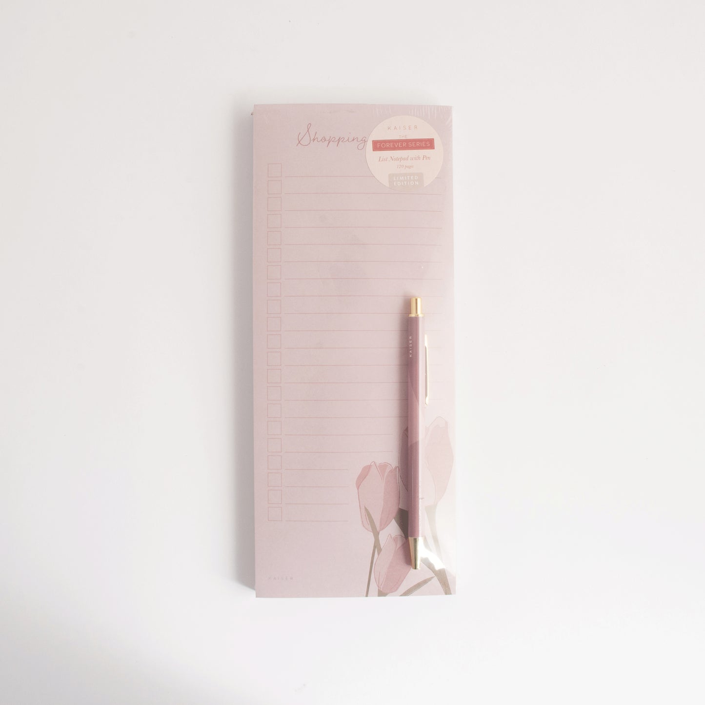 List Notepad with Pen - TULIP