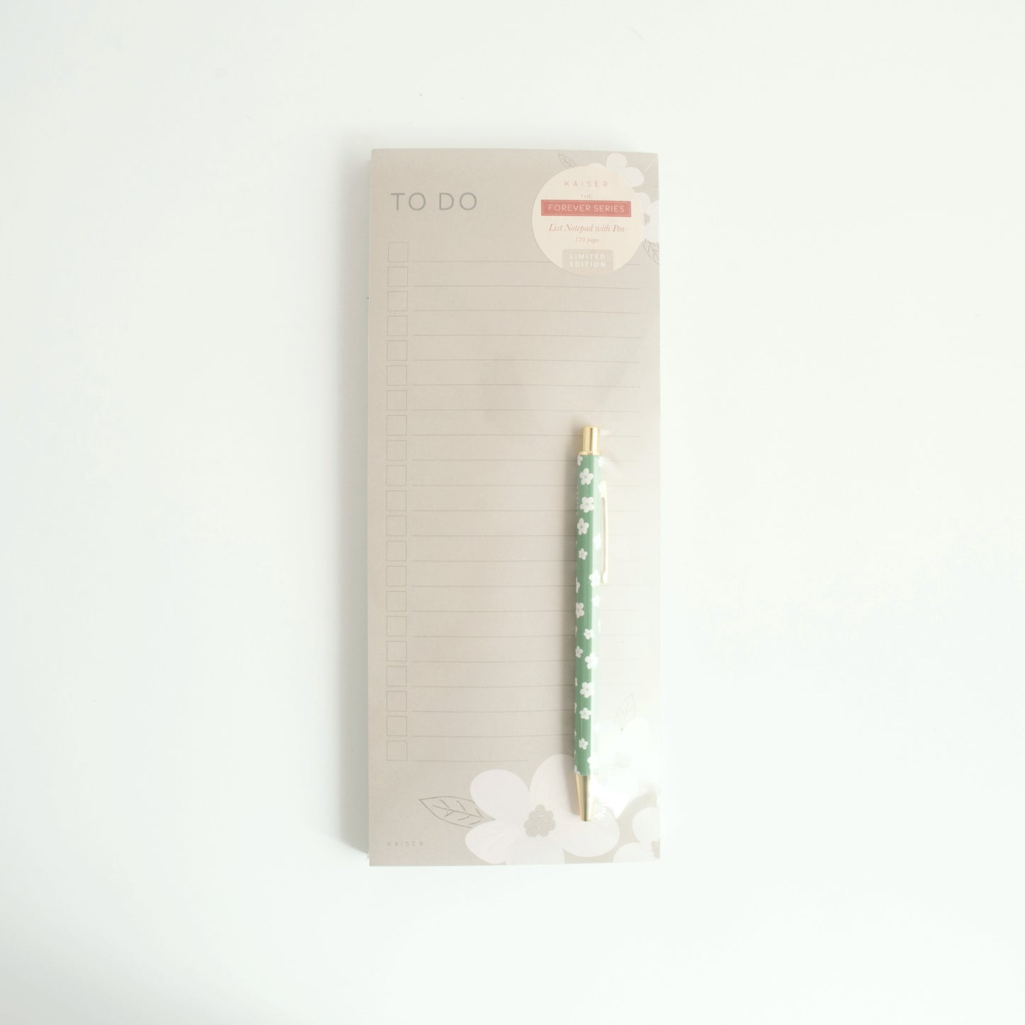 List Notepad with Pen - BLOSSOM