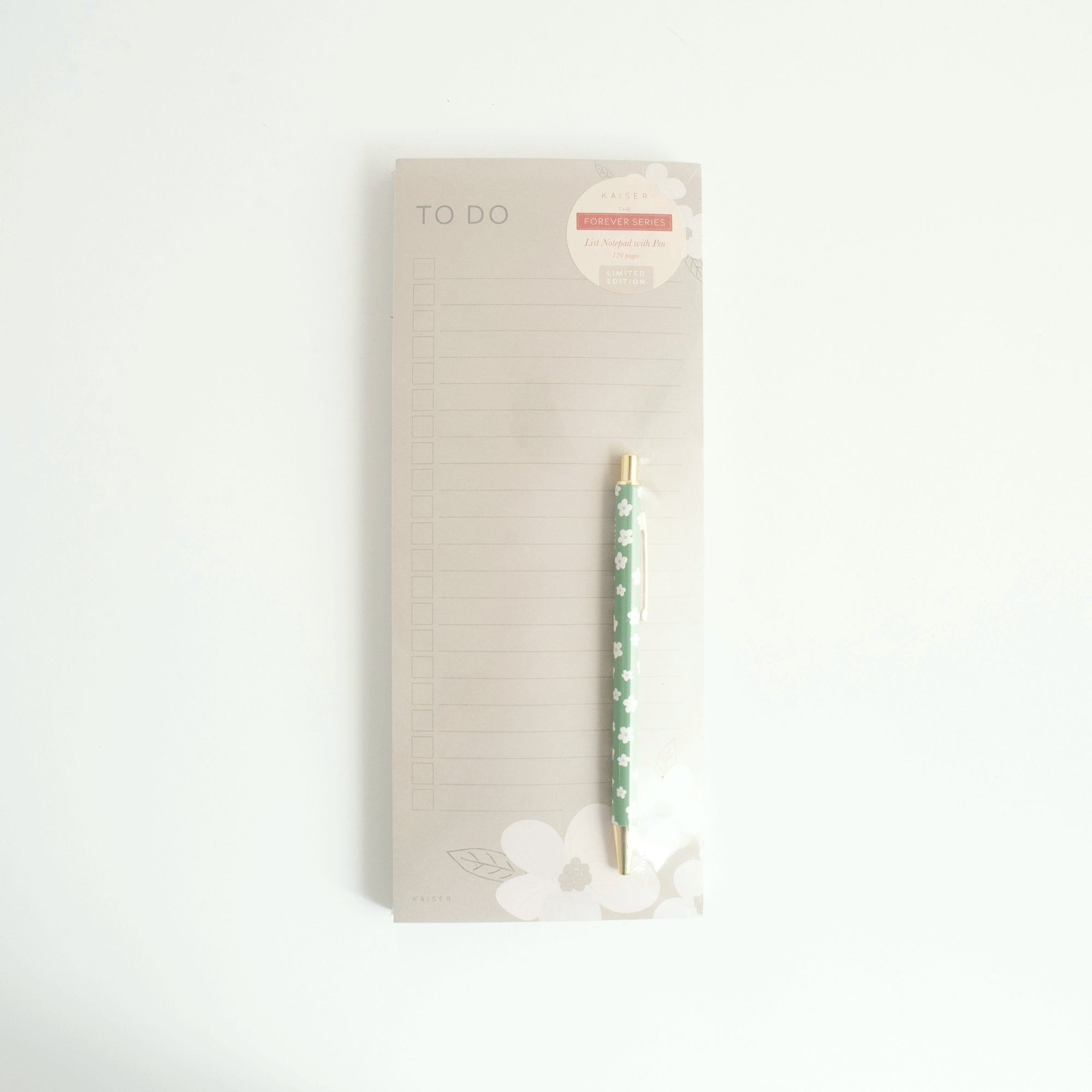 List Notepad with Pen - BLOSSOM