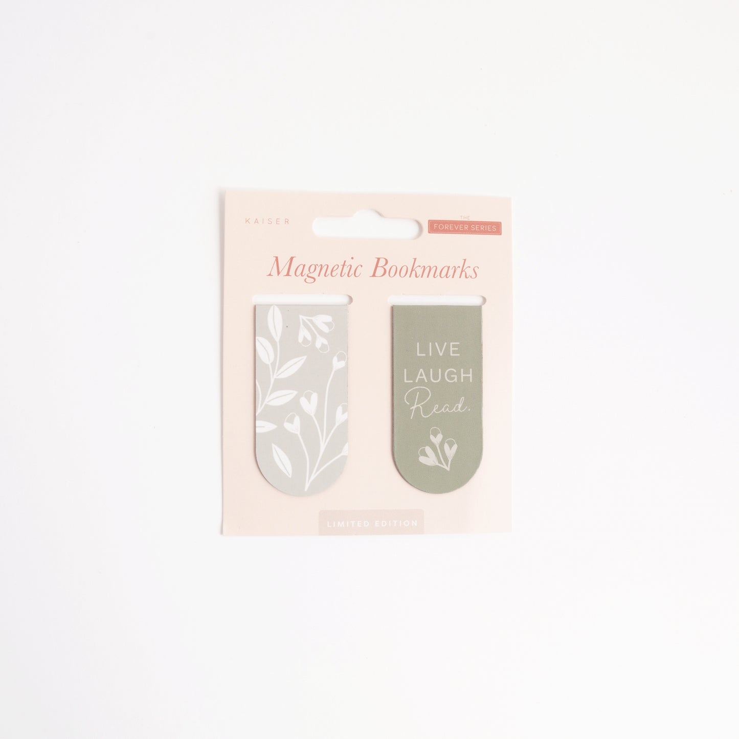 Magnetic Bookmark - LIVE, LAUGH, READ