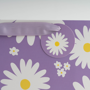 Medium Gift Bag - Lilac Daisy