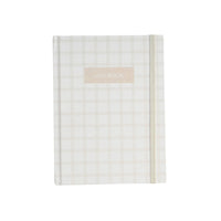 Small Journal - Oatmeal Gingham