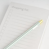 List Notepad with Pen - Budgie