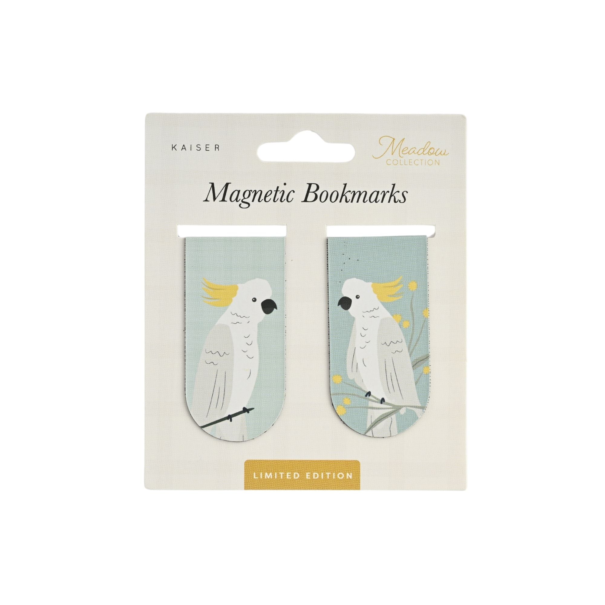 Magnetic Bookmark - Cockatoo Friends