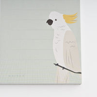 Square Checklist Notepad - Cockatoo