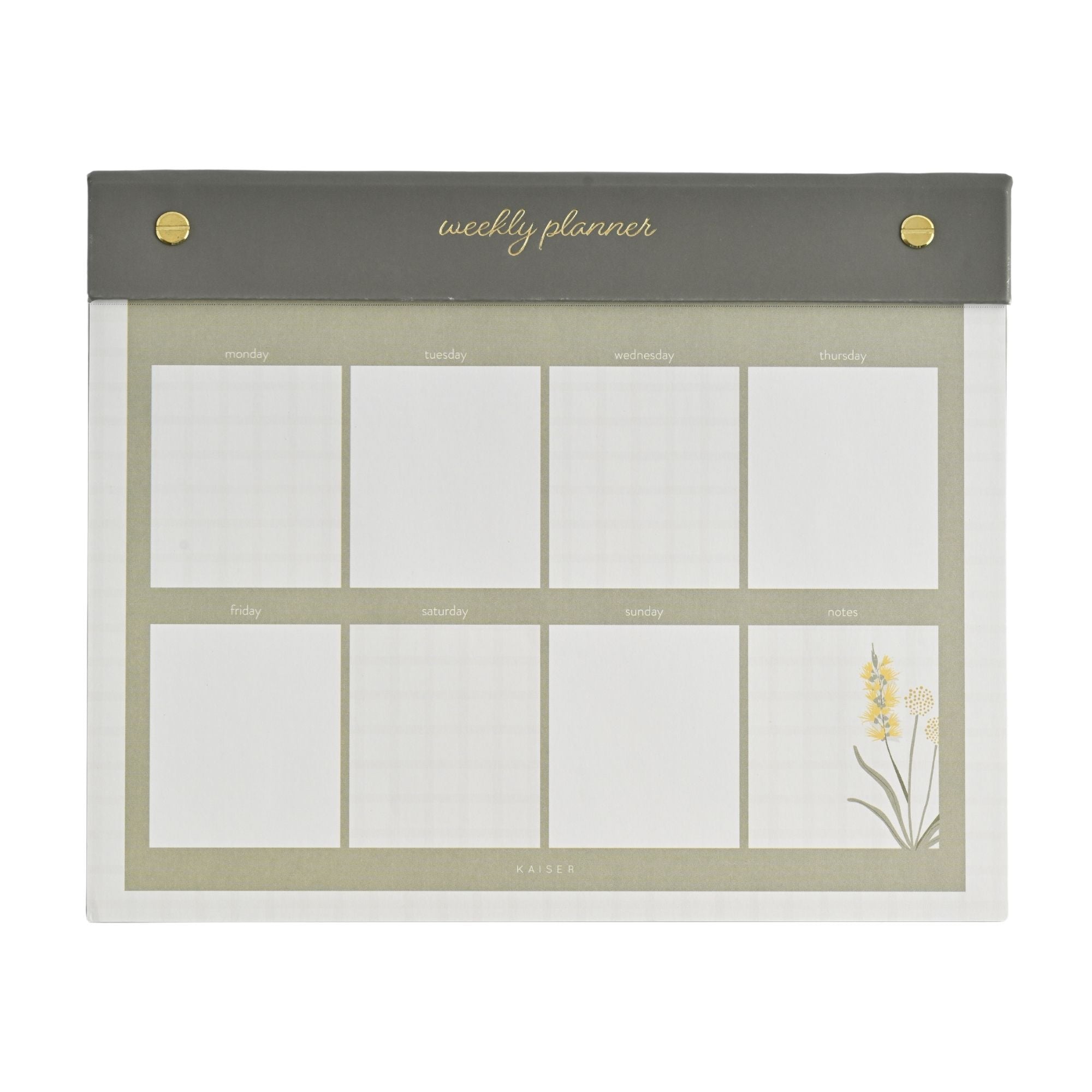 Weekly Desk Planner - Bottlebrush