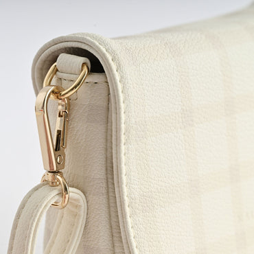 Mini Side Bag - Oatmeal Gingham