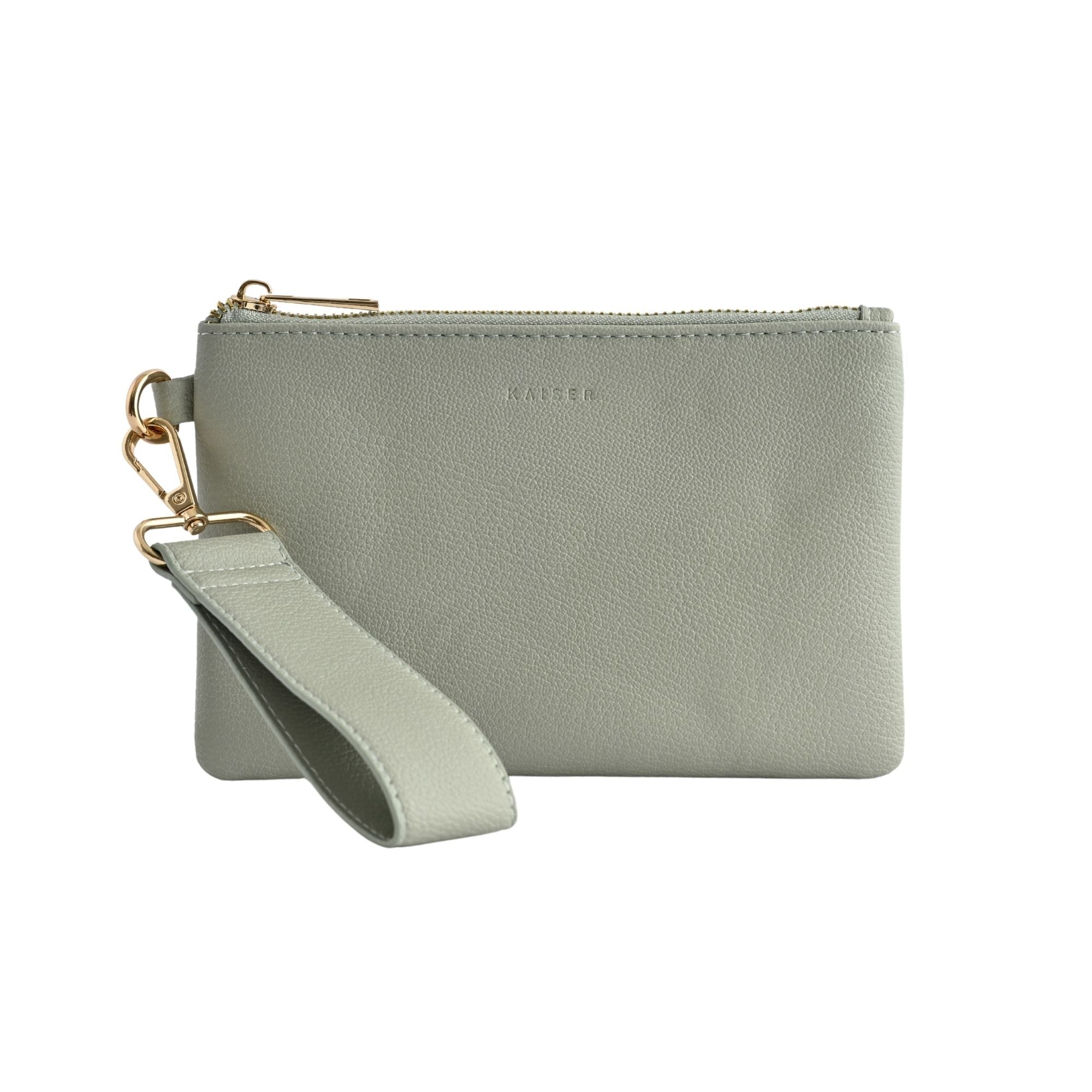 Clutch with Strap - Olive