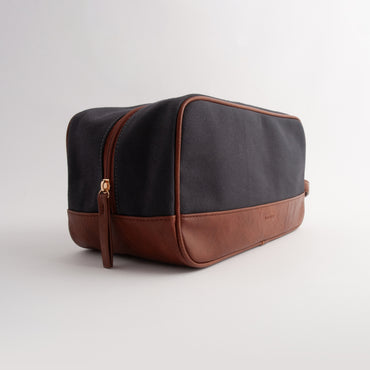 Kaiser Canvas Toiletry Bag - NAVY